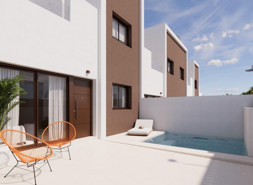 New Build - Terraced house -
Pilar de la Horadada - Zona Pueblo