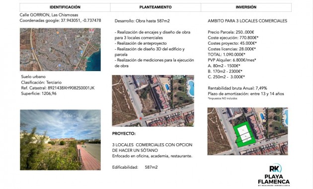 Plot - Venta - Orihuela Costa - La Florida