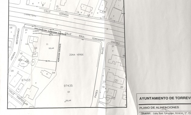 Sale - Plot -
Torrevieja - Los balcones